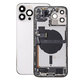 Apple iPhone 13 Pro Max - Zadný Housing s Malými Dielmi (Silver)