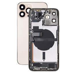Apple iPhone 13 Pro Max - Zadný Housing s Malými Dielmi (Gold)