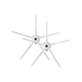 Xiaomi Roborock S4, S5 Max, S6, S6 MaxV, S6 Pure, S7, S7+, S7 MaxV, S7 Pro Ultra, Q7, Q7+, Q7 Max, Q7 Max+, T7S Plus , E4, E5, T4, T6, Xiaowa E3 - Bočná Kefa (Biela) - 2ks