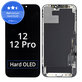 Displej Hard OLED pre iPhone 12, 12 Pro, Dotykové sklo s rámom, FixPremium