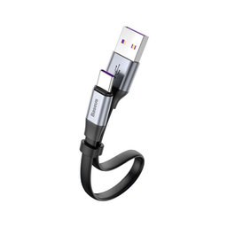 Baseus - USB-C / USB Kábel (0.23m), šedá