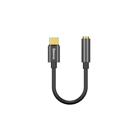 Baseus - Adaptér USB-C / 3.5mm Jack, čierna