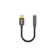 Baseus - Adaptér USB-C / 3.5mm Jack, čierna