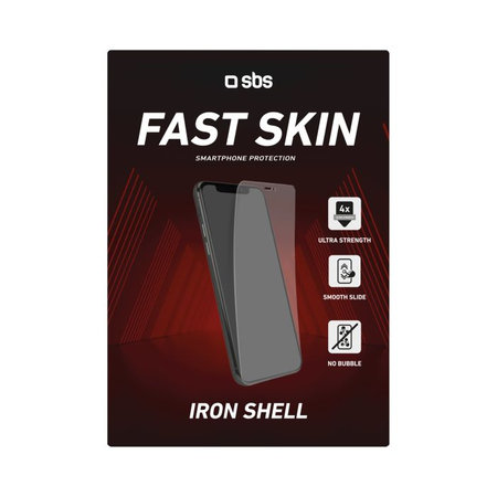 SBS - FastSkin Fólia Iron Shell - Apple iPhone 6, 6s, 7, 8, SE 2020 a SE 2022 (Edge to Edge)