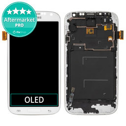 Samsung Galaxy S4 i9500 - LCD Displej + Dotykové Sklo + Rám (White Frost) OLED