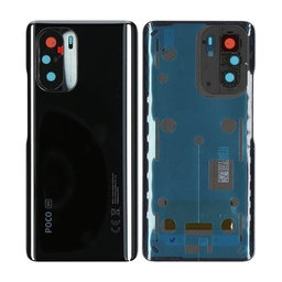 Xiaomi Poco F3 - Batériový Kryt (Night Black) - 56000EK11A00 Genuine Service Pack