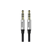 Baseus - Aux Kábel (1m), silver/black