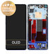 Oppo Find X2 Neo - LCD Displej + Dotykové Sklo + Rám (Starry Blue) - 4904018 Genuine Service Pack