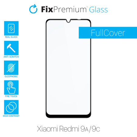 FixPremium FullCover Glass - Tvrdené Sklo pre Xiaomi Redmi 9A a 9C