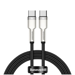 Baseus - USB-C / USB-C Kábel (1m), čierna
