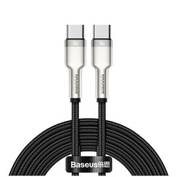 Baseus - USB-C / USB-C Kábel (2m), čierna