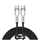 Baseus - USB-C / USB-C Kábel (2m), čierna