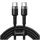 Baseus - USB-C / USB-C Kábel (2m), čierna
