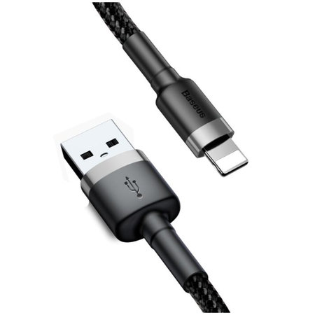 Baseus - Kábel - Lightning / USB (3m), čierna