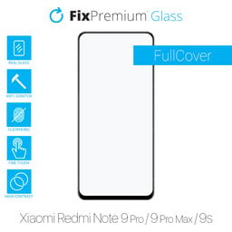FixPremium FullCover Glass - Tvrdené Sklo pre Xiaomi Redmi Note 9 Pro, 9 Pro Max a 9S