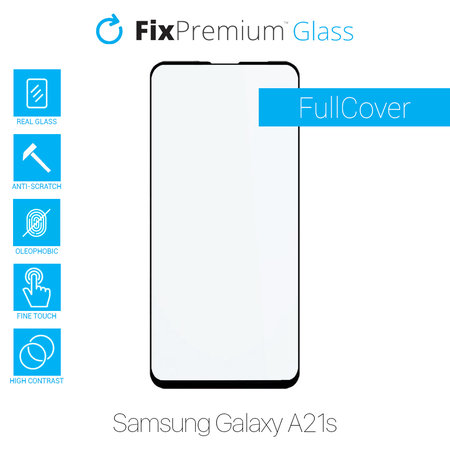 FixPremium FullCover Glass - Tvrdené Sklo pre Samsung Galaxy A21s