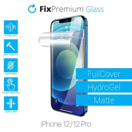 FixPremium HydroGel Matte - Ochranná Fólia pre iPhone 12 a 12 Pro