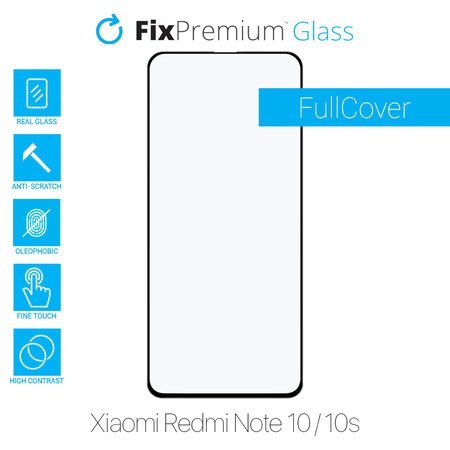 FixPremium FullCover Glass - Tvrdené Sklo pre Xiaomi Redmi Note 10 a 10S