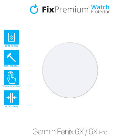 FixPremium Watch Protector - Tvrdené Sklo pre Garmin Fenix 6X a 6X Pro