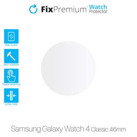 FixPremium Watch Protector - Tvrdené Sklo pre Samsung Galaxy Watch 4 Classic 46mm
