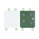 Samsung Galaxy Z Flip 4 F721B - Batériový Kryt B/G (White) - GH82-29654F Genuine Service Pack