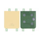 Samsung Galaxy Z Flip 4 F721B - Batériový Kryt B/G (Yellow) - GH82-29654G Genuine Service Pack