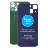 Apple iPhone 13 Mini - Sklo Zadného Housingu so Zväčšeným Otvorom na Kameru (Green)
