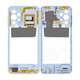 Samsung Galaxy A23 5G A236B - Stredný Rám (Awesome Blue) - GH98-47823C Genuine Service Pack
