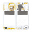 Samsung Galaxy A23 A236B - Stredný Rám (Awesome White) - GH98-47823B Genuine Service Pack