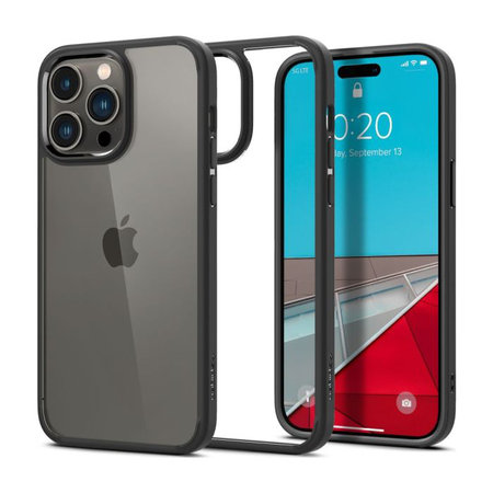 Spigen - Puzdro Ultra Hybrid pre iPhone 14 Pro Max, Matte Black