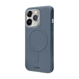 SBS - Puzdro Smooth Mag s MagSafe pre iPhone 14 Pro, modrá