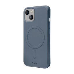 SBS - Puzdro Smooth Mag s MagSafe pre iPhone 14 Plus, modrá