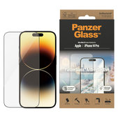 Tvrdené sklo UWF Anti-Reflective AB s aplikátorom pre iPhone 14 Pro, Čierna, PanzerGlass