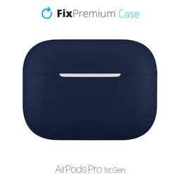 FixPremium - Silikónové Puzdro pre AirPods Pro, modrá
