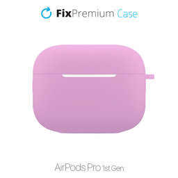 FixPremium - Silikónové Puzdro pre AirPods Pro, lila