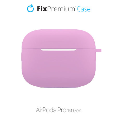 FixPremium - Silikónové Puzdro pre AirPods Pro, lila