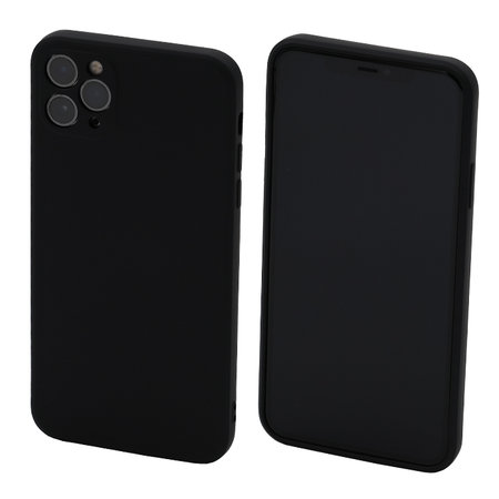 FixPremium - Silikónové Puzdro pre iPhone 11 Pro Max, čierna