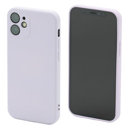 FixPremium - Silikónové Puzdro pre iPhone 12 mini, fialová