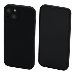 FixPremium - Silikónové Puzdro pre iPhone 13, čierna