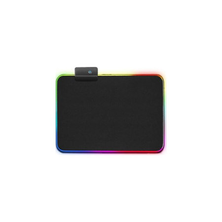 FixPremium - Podložka pod Myš s RGB Podsvietením, 30x25cm, čierna