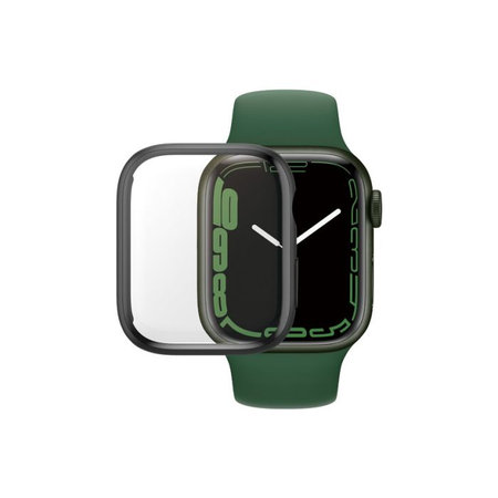 PanzerGlass - Tvrdené Sklo Full Body AB pre Apple Watch 7, 8 a 9 41mm, čierna