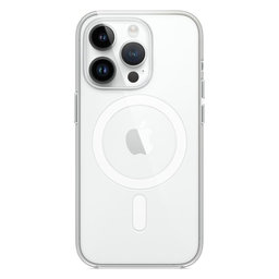 FixPremium - Silikónové Puzdro s MagSafe pre iPhone 14 Pro, transparentná