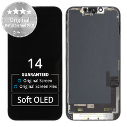 Apple iPhone 14 - LCD Displej + Dotykové Sklo + Rám Original Refurbished PRO