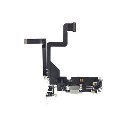 Apple iPhone 14 Pro - Nabíjací Konektor + Flex Kábel (Silver)