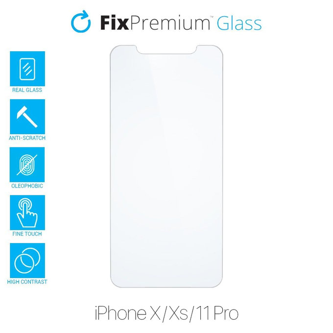 FixPremium Glass - Tvrdené Sklo pre iPhone X, XS a 11 Pro