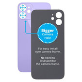 Apple iPhone 12 Mini - Sklo Zadného Housingu so Zväčšeným Otvorom na Kameru (Purple)