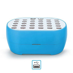 Relife RL-304M - Smart Servisná Nabíjacia Stanica - 30x USB / 160W