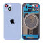 Apple iPhone 14 - Sklo Zadného Housingu + Sklíčko Kamery + Kovový Pliešok + Magsafe Magnet (Blue)