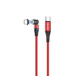 FixPremium - USB-C / USB-C Magnetický Kábel (1m), červená