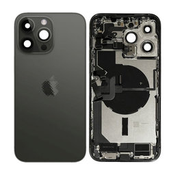 Apple iPhone 14 Pro Max - Zadný Housing s Malými Dielmi (Space Black)